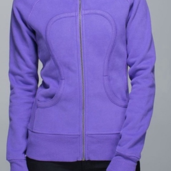 Lululemon Athletica RARE Scuba ll Purple Zip-Up Jacket - Picture 1 of 14